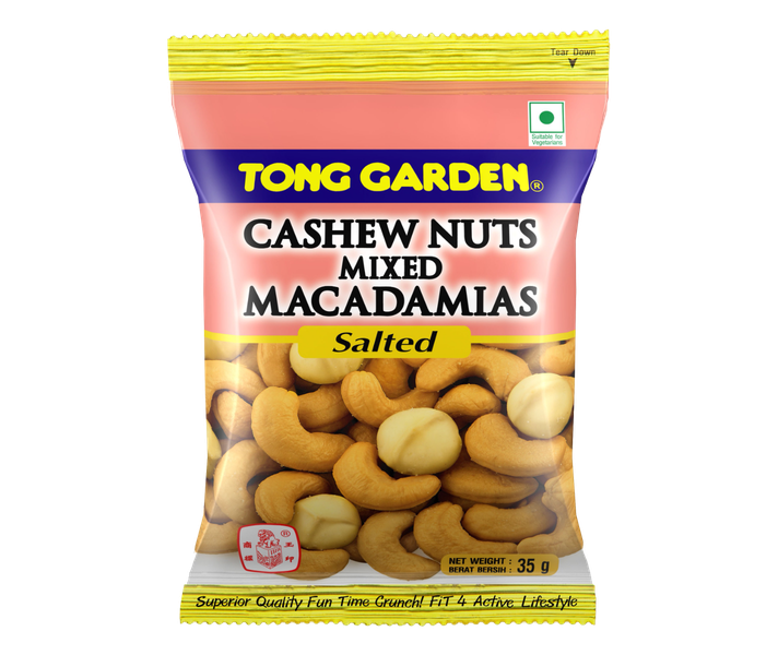 TONG GARDEN Cashew Nuts Mixed Macadamias Salted