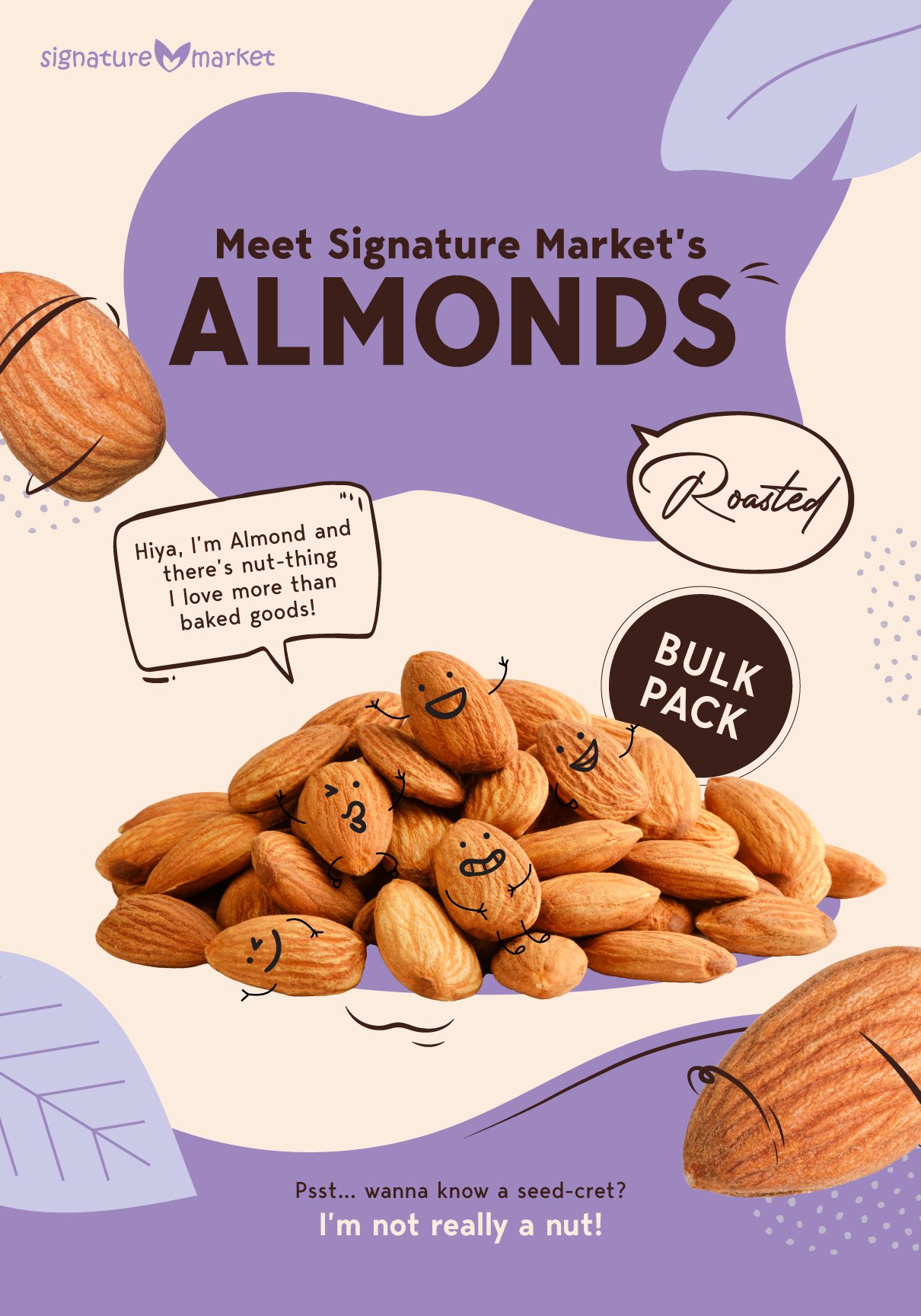 Signature Market Roasted California Almond
